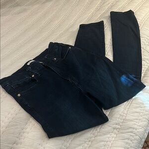 Good American Women's Dark Blue Jeans